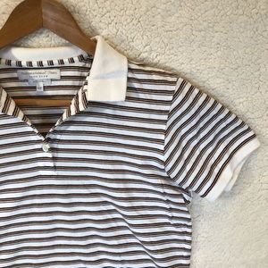 ❗️SOLD❗️izod striped multi colored polo